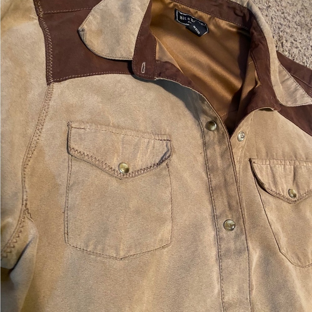 Suede Pearl Snap - image 2